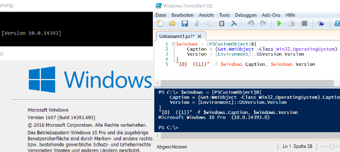 Windows 10 Version und Build