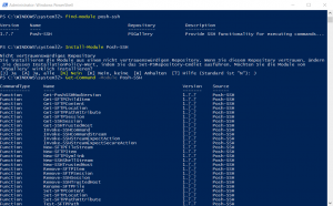 PowerShell remoting over SSH Posh-SSH - UNBLOG Tutorials