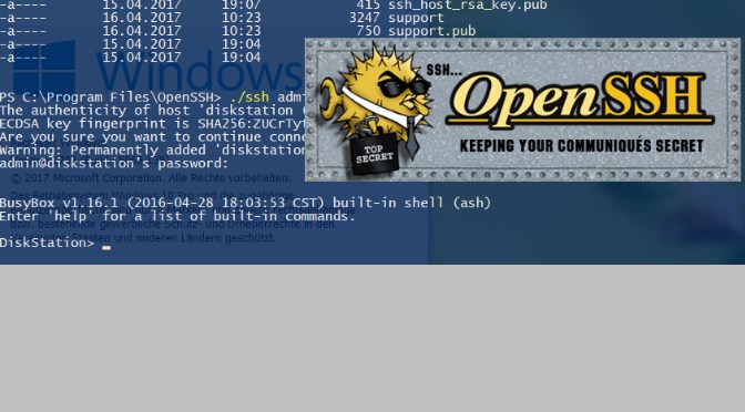 OpenSSH für SSH unter Windows