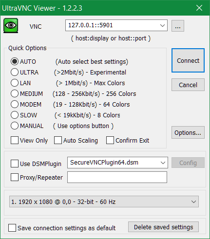 VNC viewer are available even as several free pakages for Linux, Windows and macOS clients.