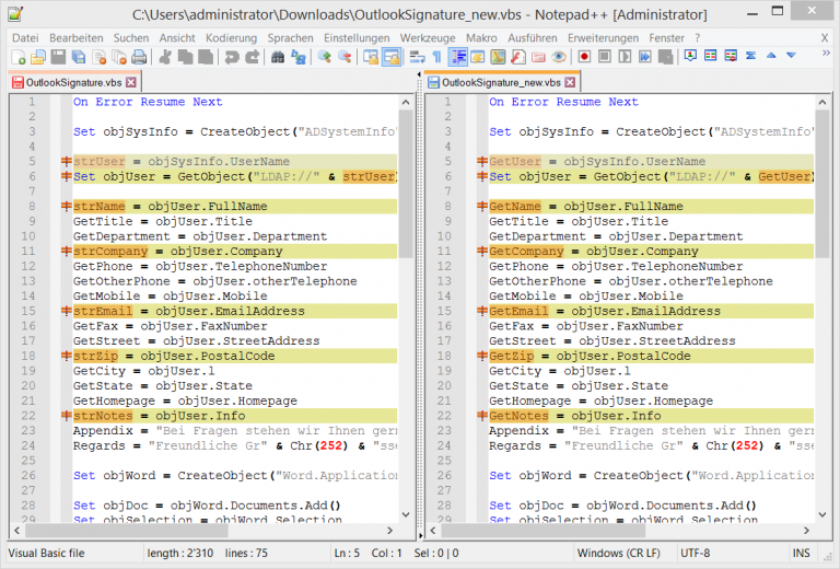 Notepad++ Compare Plugin UNBLOG Tutorials
