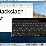 Backslash auf der Mac Tastatur