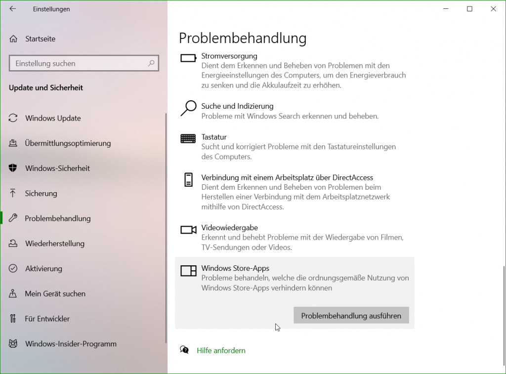 Die Problembehandlung Kann Aufgrund Eines Problems Nicht Gestartet Werden think.unblog.ch