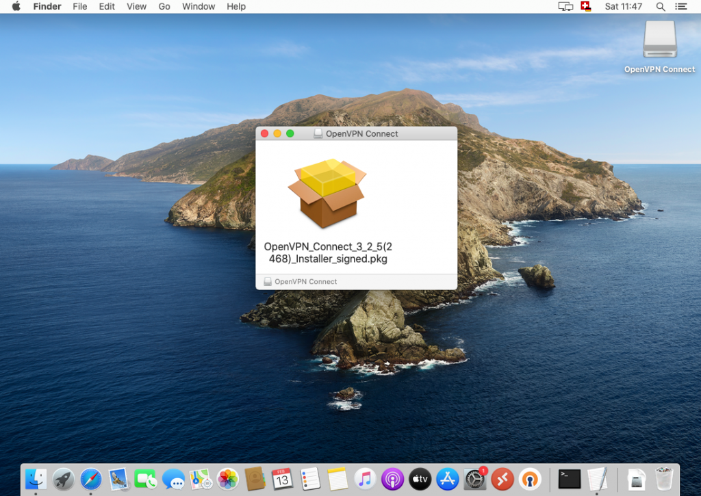 How to install OpenVPN on macOS Catalina