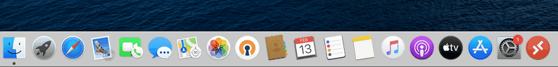 OpenVPN Connect for macOS in Dock