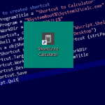 Create Shortcut using VBScript
