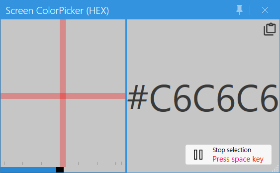 Windows Screen ColorPicker (HEX)