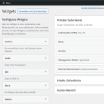 WordPress Classic Widgets Plugin anstatt Blockeditor