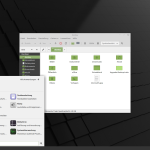 Linux Mint MATE desktop and Cinnamon desktop