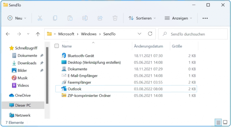 Windows 10 Senden An E Mail Empfänger Funktioniert Nicht Datei Senden an E-Mail-Empfänger - UNBLOG Tutorials