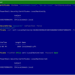 How to Create New Self-Signed Certificate with PowerShell