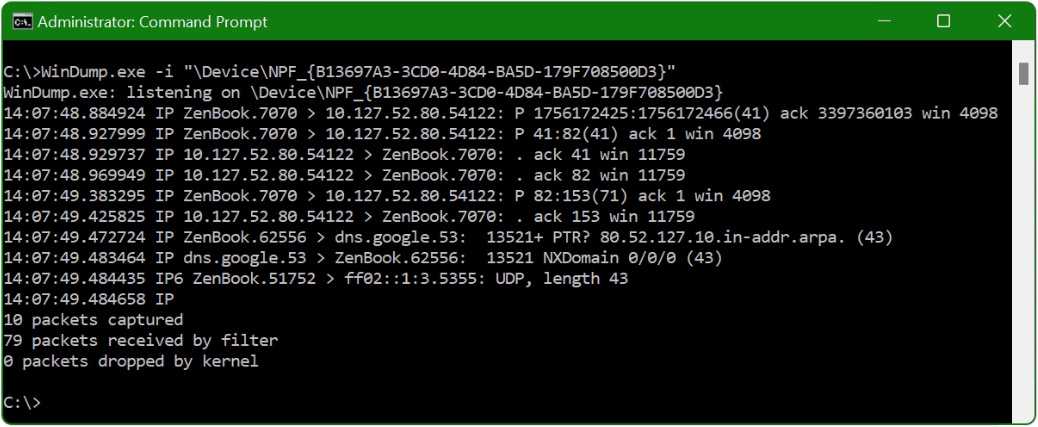 Netzwerkprobleme beheben mit tcpdump in Windows - UNBLOG Tutorials