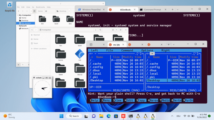 WSLg, Windows Subsystem for Linux GUI Desktop
