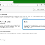 Cloud spell checking in Edge and Chrome