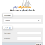welcome-to-phpmyadmin