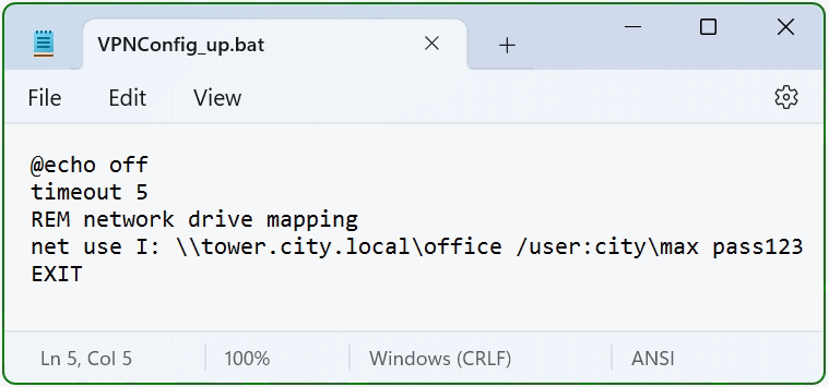 Edit OpenVPN_up.bat in Notepad