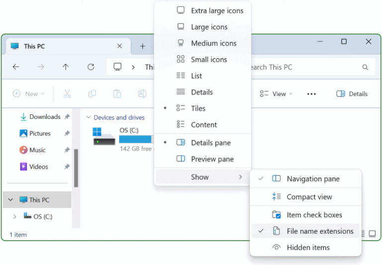 File extension in Windows Explorer, How to view! - UNBLOG Tutorials
