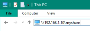 Samba File Share from Windows Explorer
